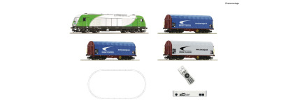 Roco 5190001 - TT - Digital-Startset: Diesellok ER 20 mit Güterzug, SETG, Ep. VI